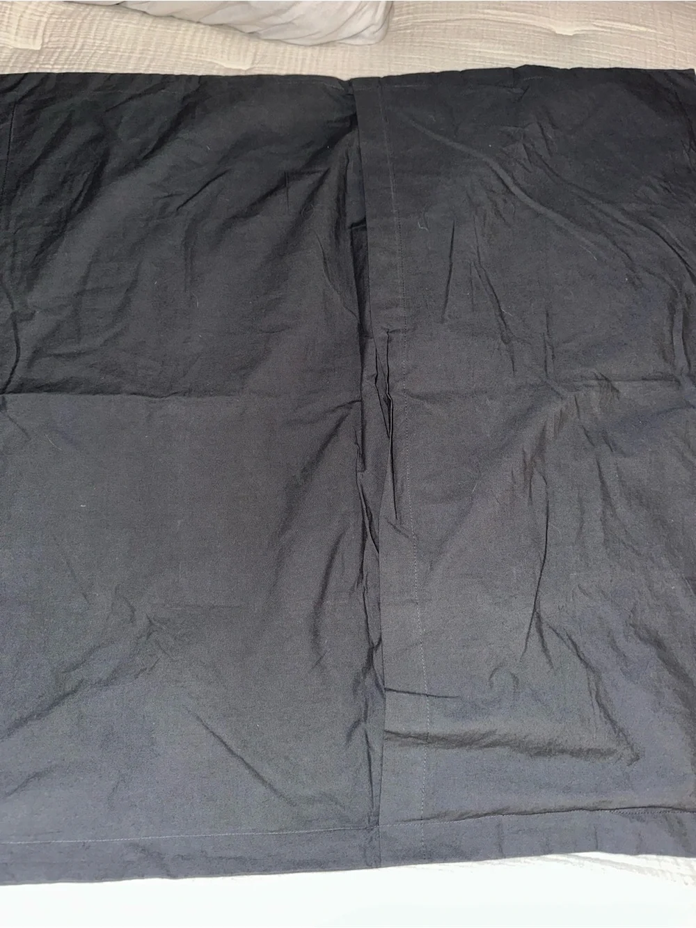 QUINCE Euro Sham 100% Organic Cotton Dark Grey 26x26 - NWOT